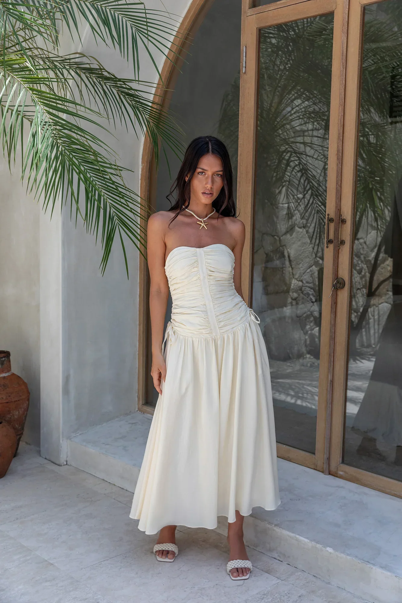 Zori Maxi Dress Cream