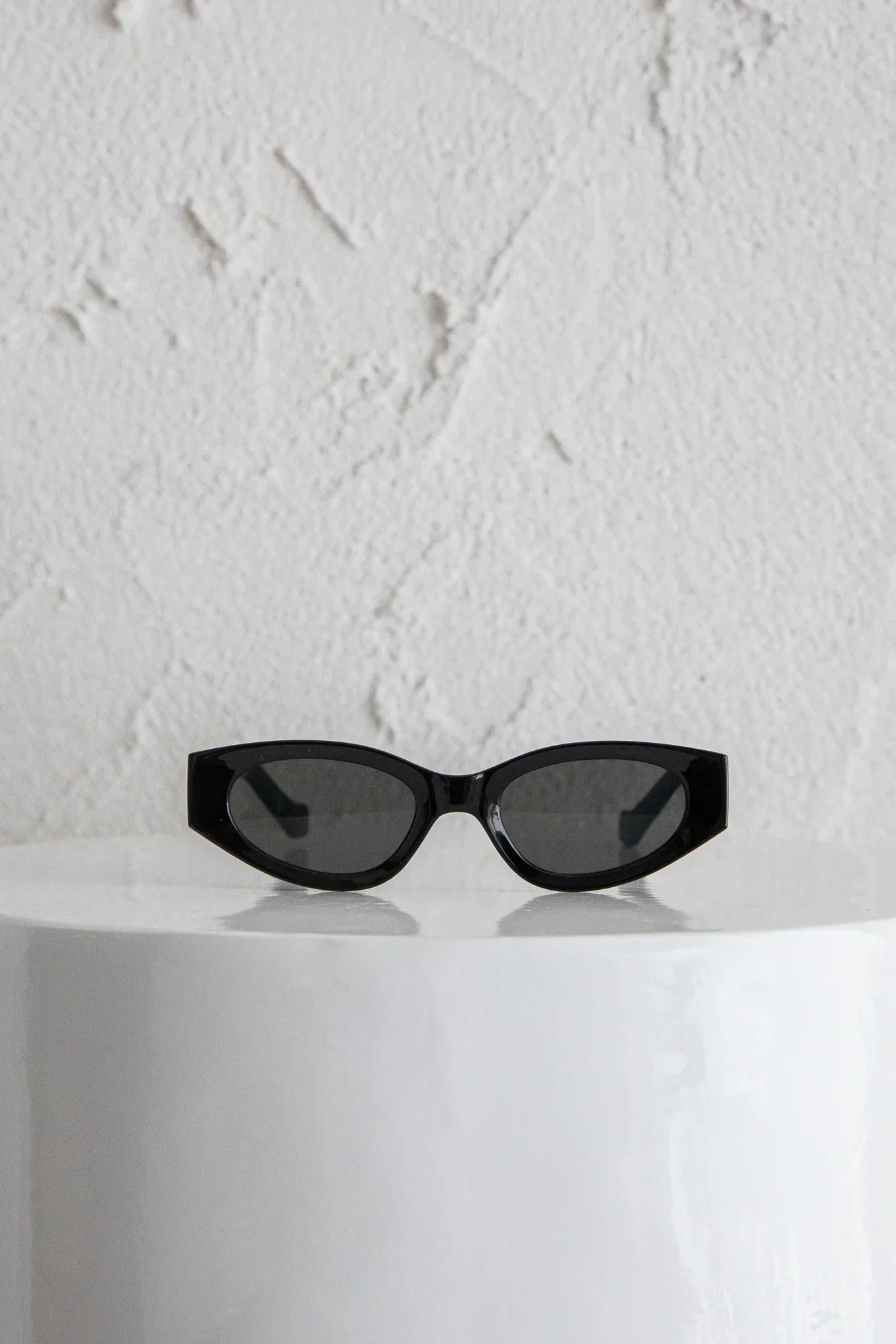 Janis Cat-eye Acetate Sunglasses Black