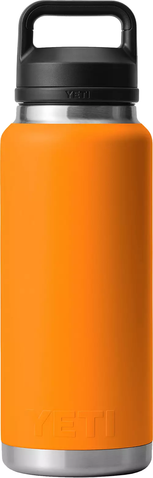 YETI 36 oz. Rambler Bottle with Chug Cap King Crab Orange
