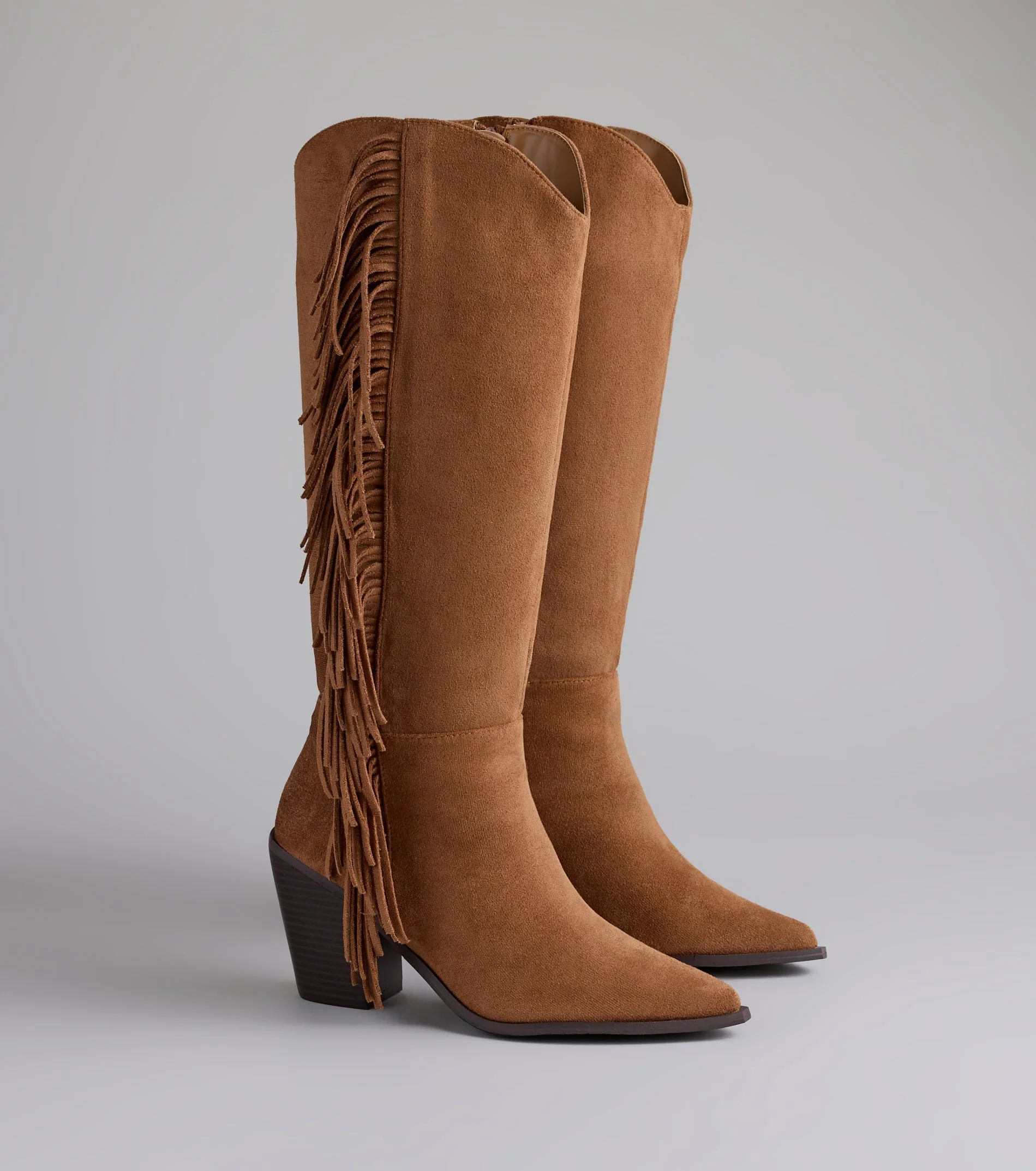 Fringe Worthy Cowboy Knee High Boots