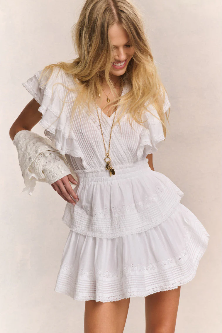 Gwen Mini Dress - WHITE