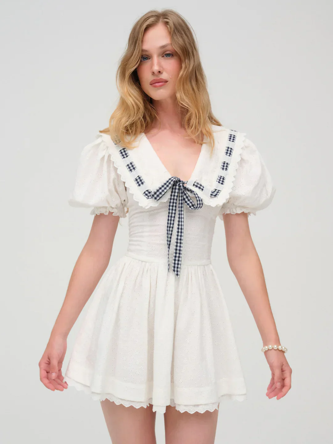 Ruby Ribbon Mini Dress