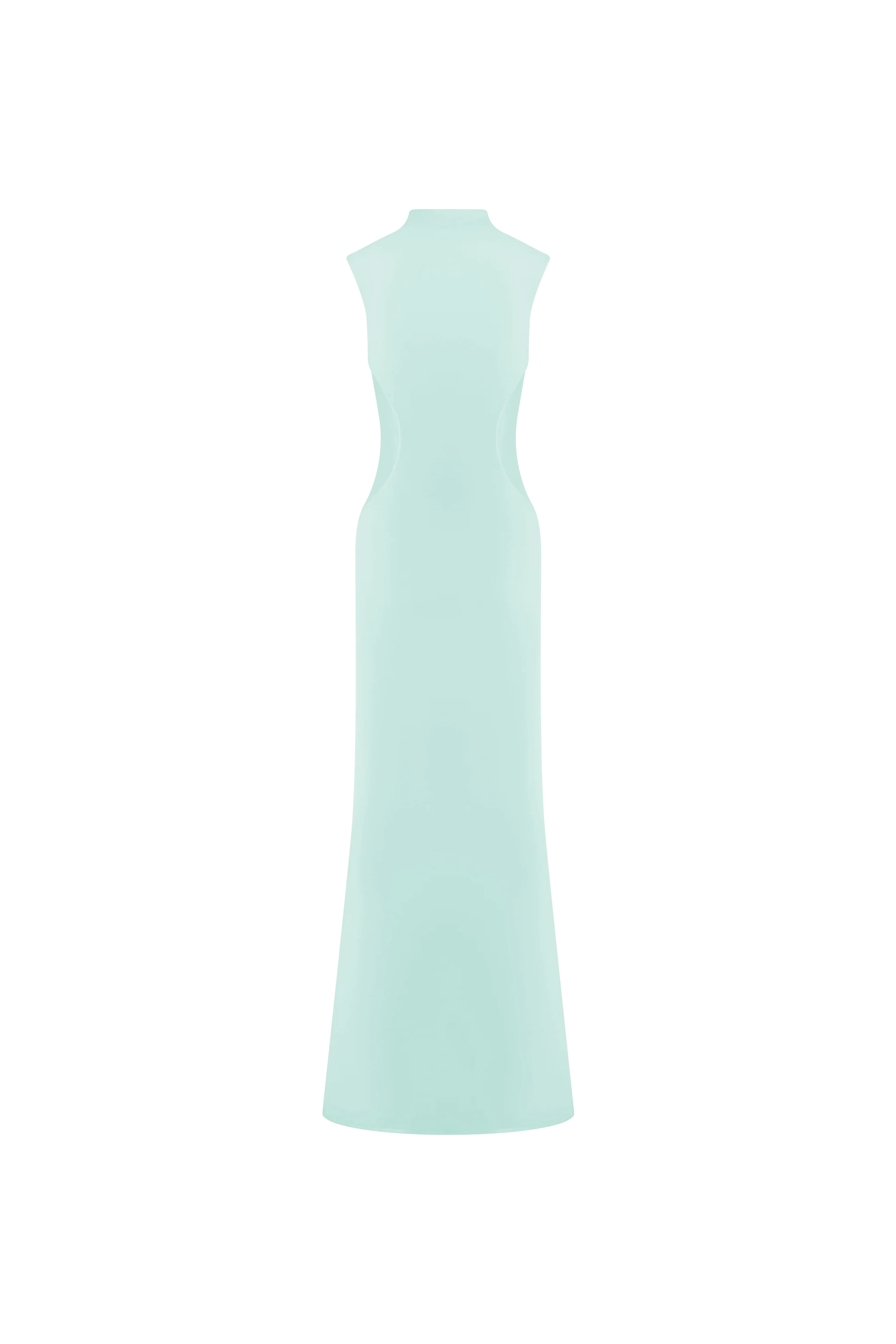 Massie Slinky And Mesh Maxi Dress - Lagoon