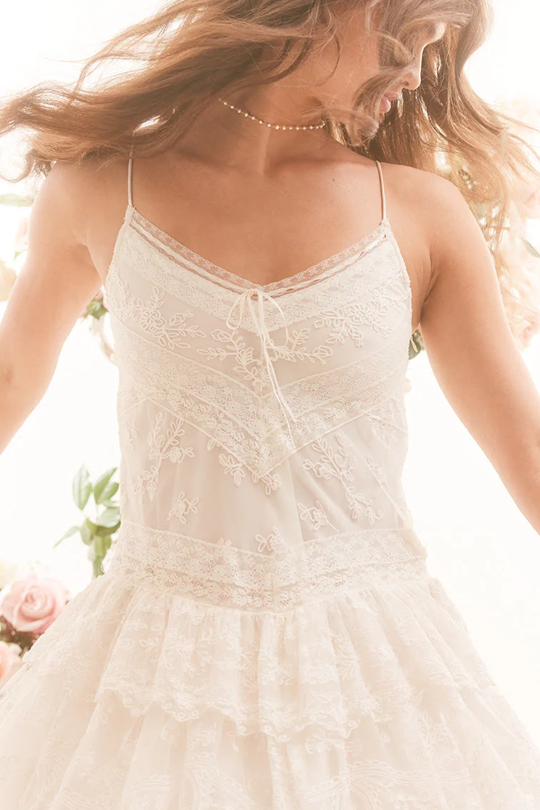 Beauval Lace Mini Dress