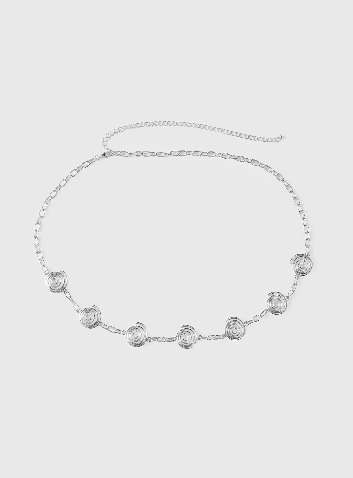 Afterglow Spiral Belt Silver