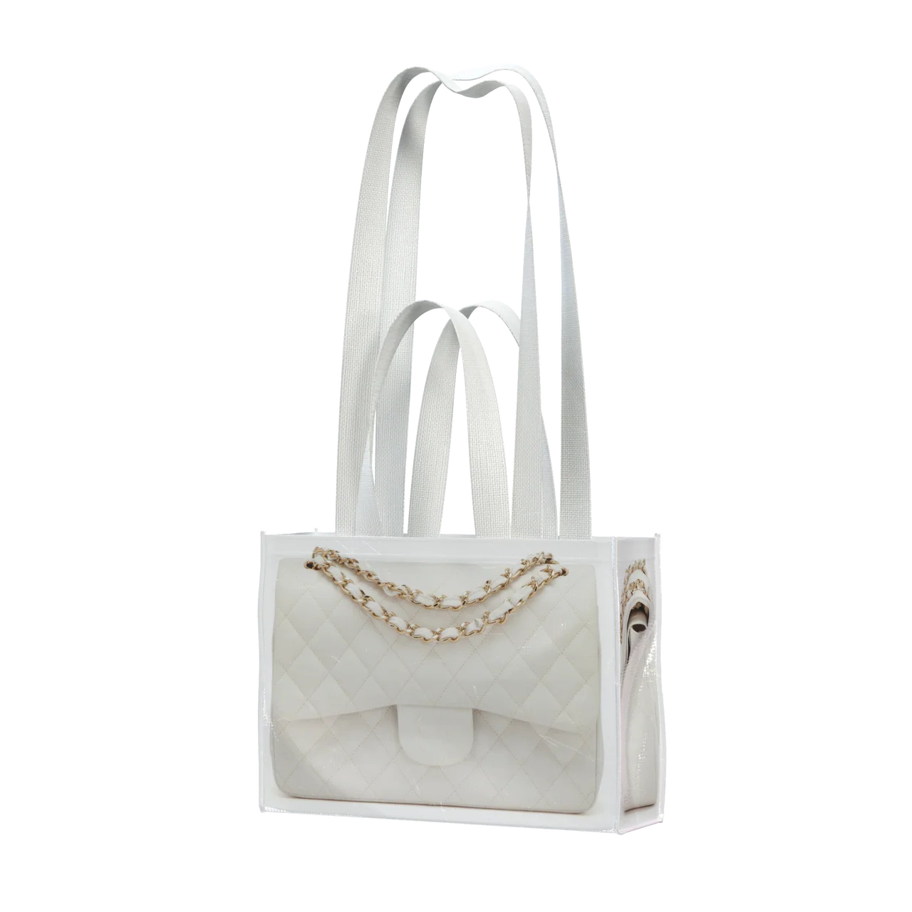 GroceryBags Creative imitation platinum bag printed woven bag cobalt white small fitness leisure bag