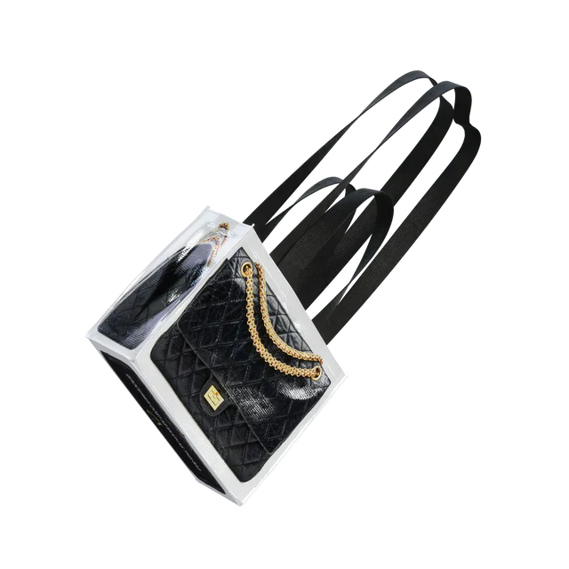 GroceryBags Creative Faux Platinum Bag Printed Woven Bag Cobalt Black Small Gym Leisure Bag