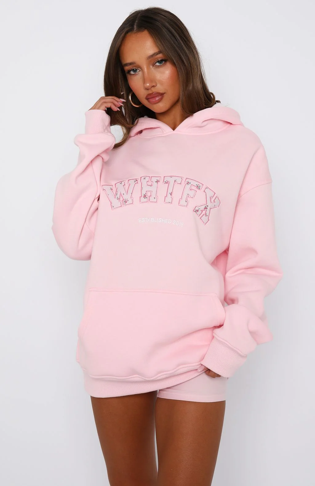 Sweet Sweet Moments Oversized Hoodie Pink