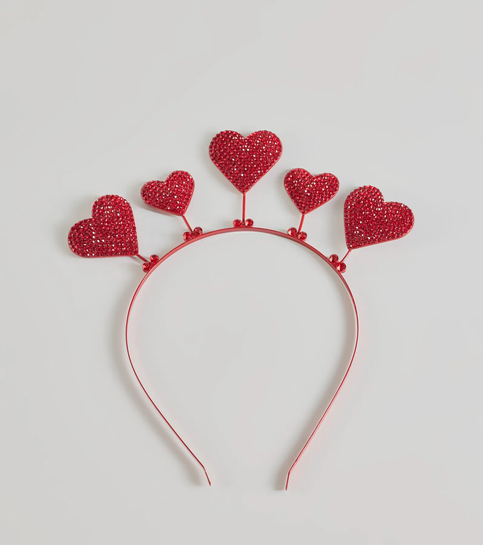 Cupid Cutie Rhinestone Heart Headband