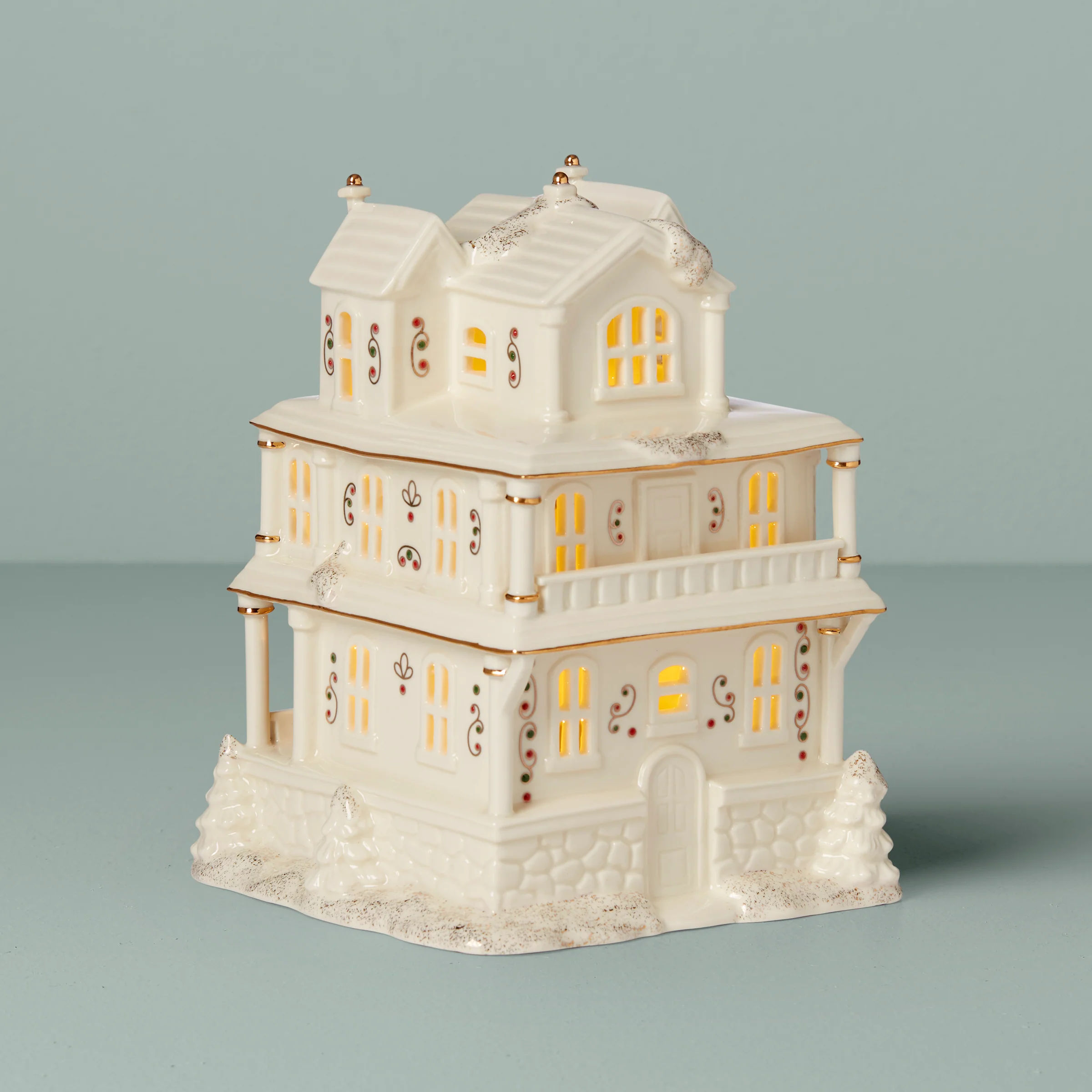 Mistletoe Park Light-Up Victorian House Figurine