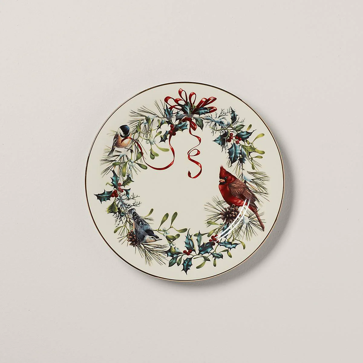 Winter Greetings 6-Piece Dinner Plate Set