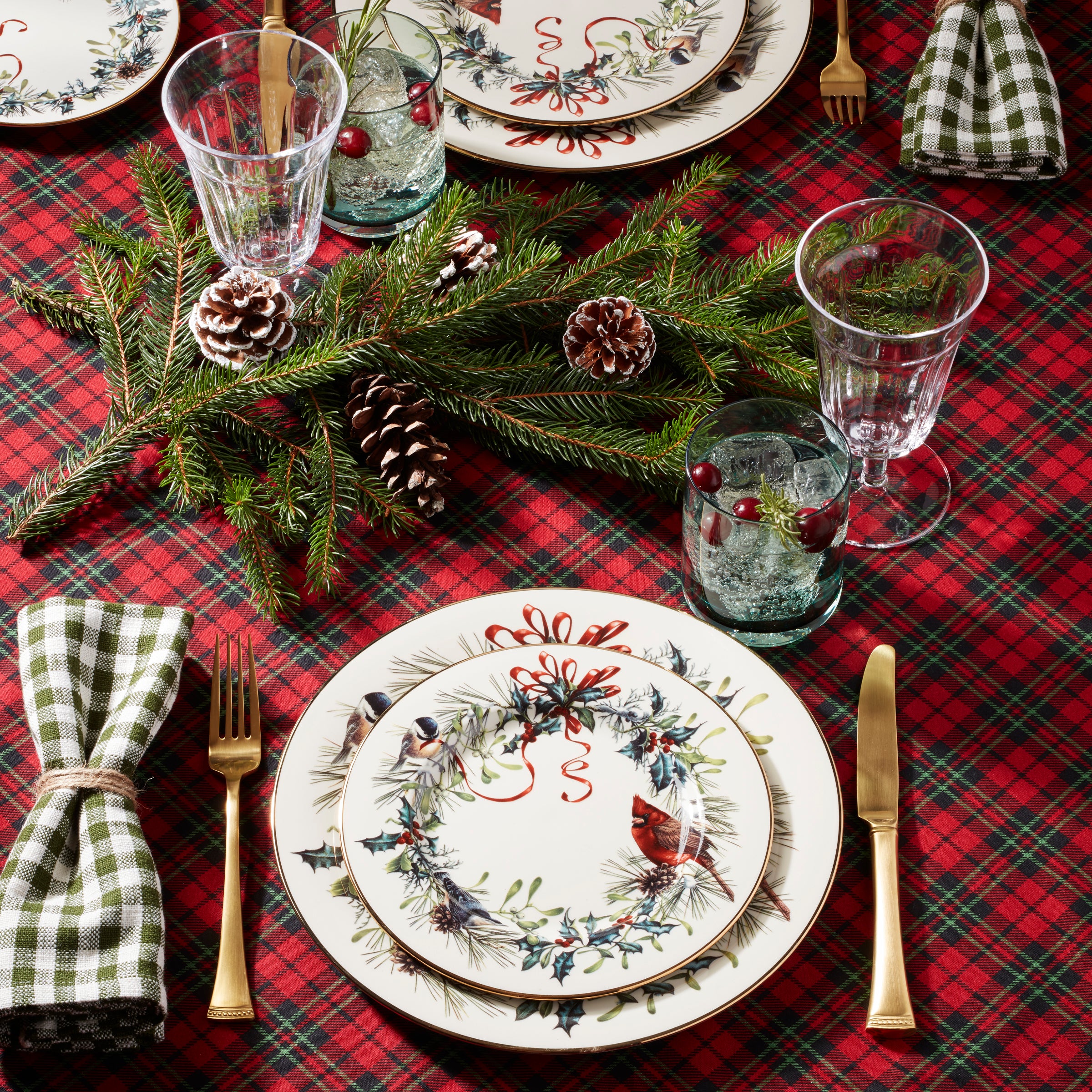 Winter Greetings 12-Piece Dinnerware Set
