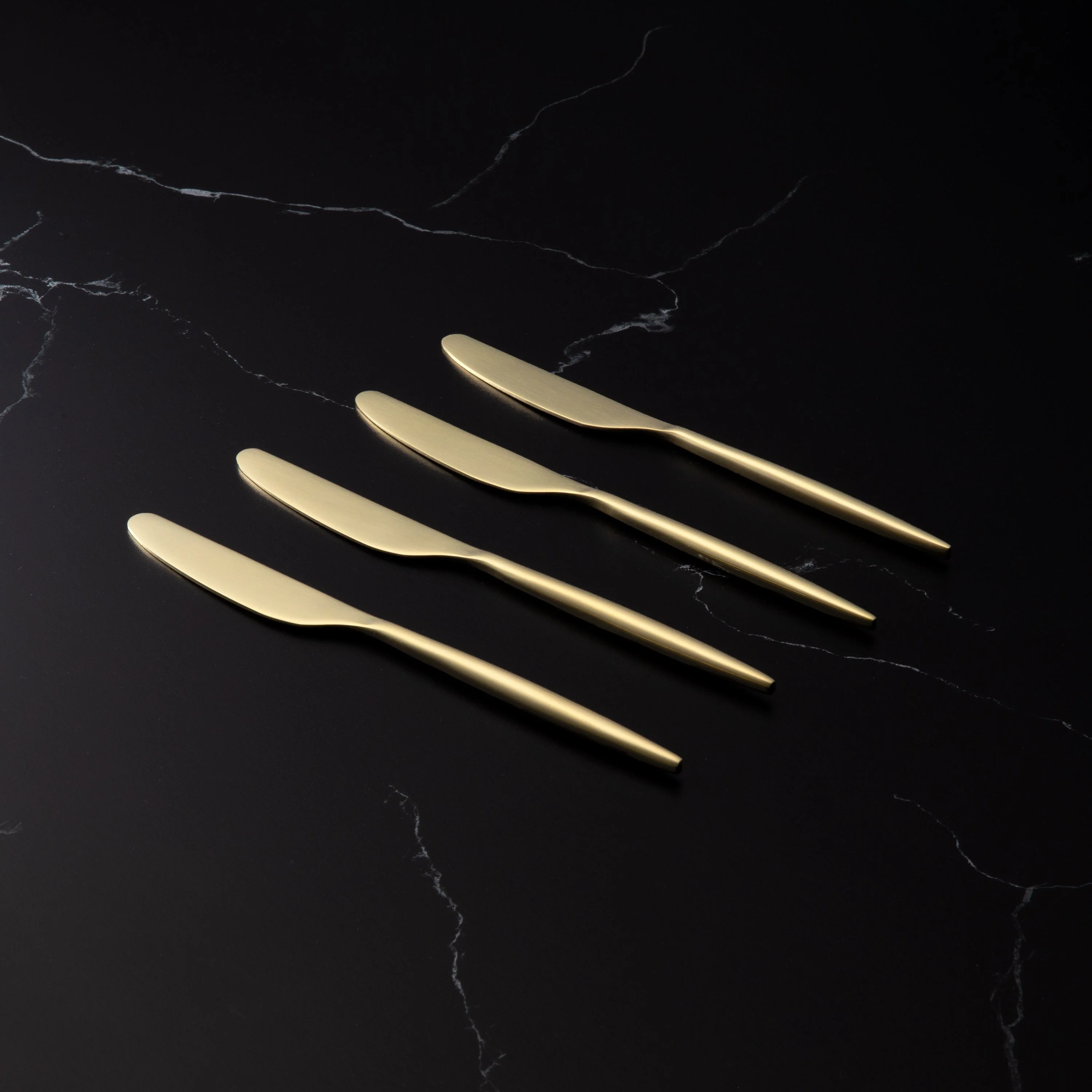 Gaze Champagne Satin Spreaders 4-Piece Set