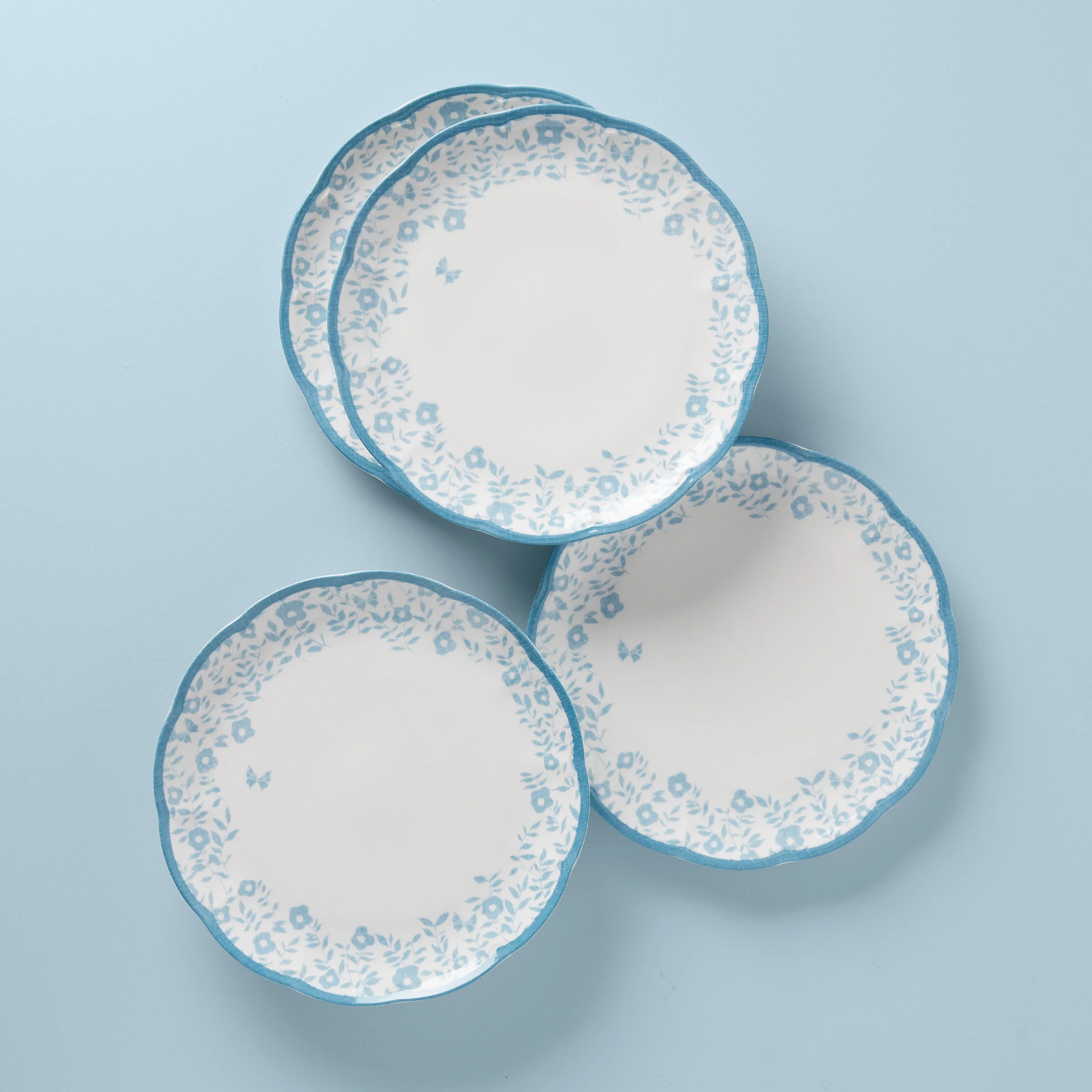 Butterfly Meadow Cottage 4-Piece Dinner Plates
