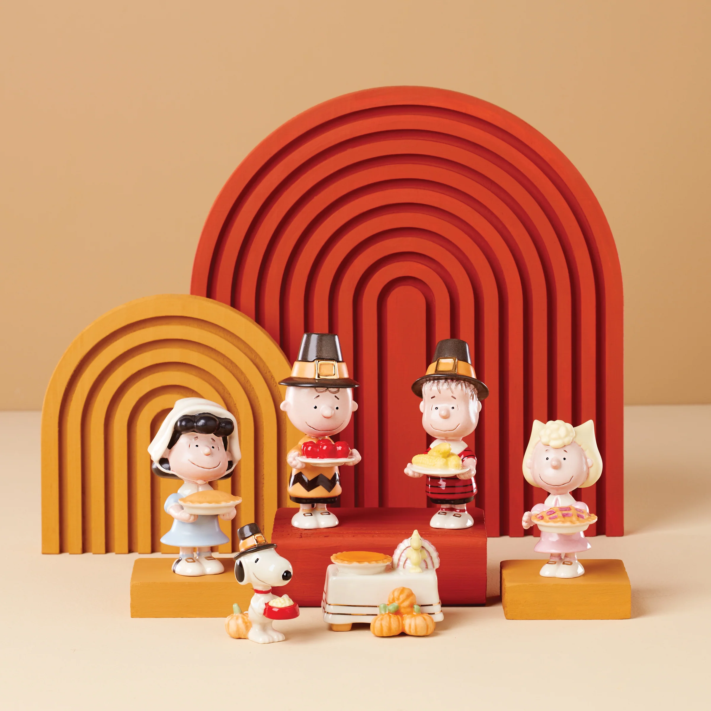 PEANUTS? 6-pc Thanksgiving Figurine Set