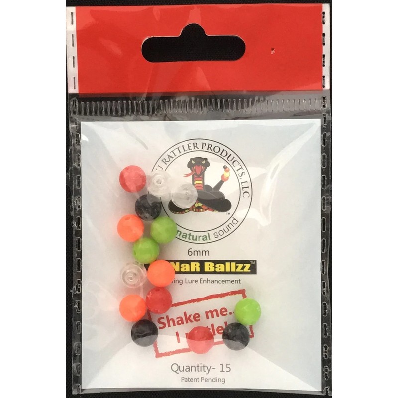Bayou Rattler SoNaR BallZZ Assorted 6mm Rattles 15 pack
