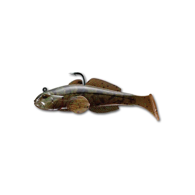 LIVETARGET Goby Paddle Tail Swimbait 3 pack