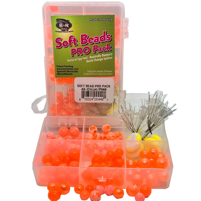 BnR Tackle Soft Bead Alaska Chum/Pink Pro Pack