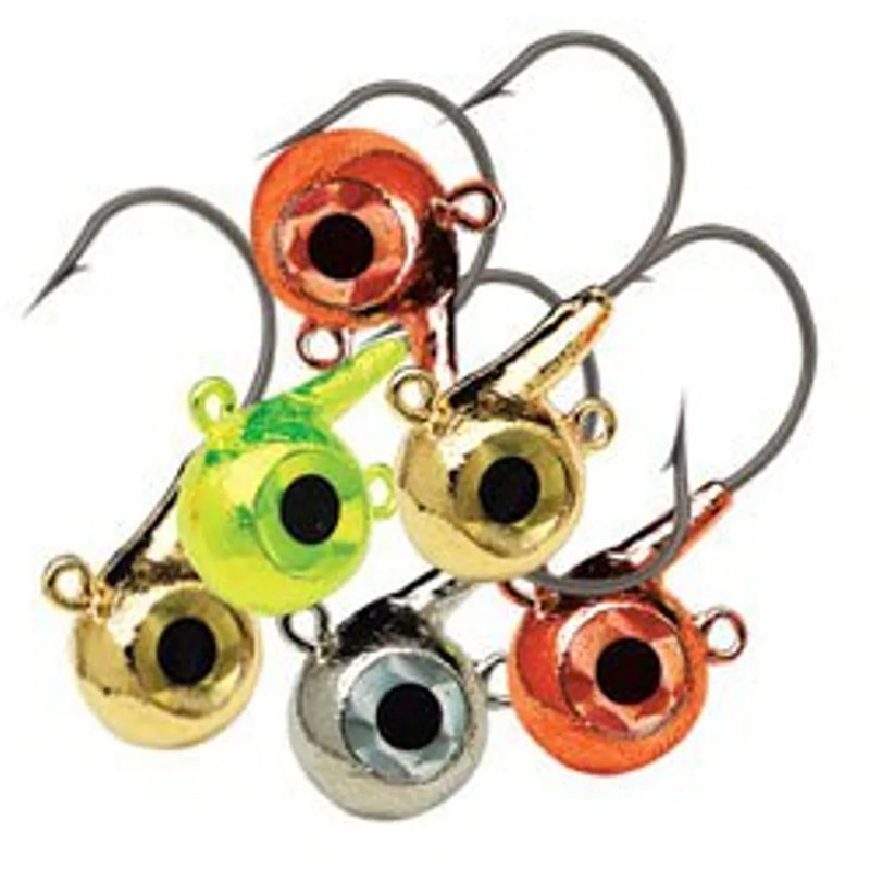 Northland Tackle Metallic Fire-Ball Jighead - 6 Pack