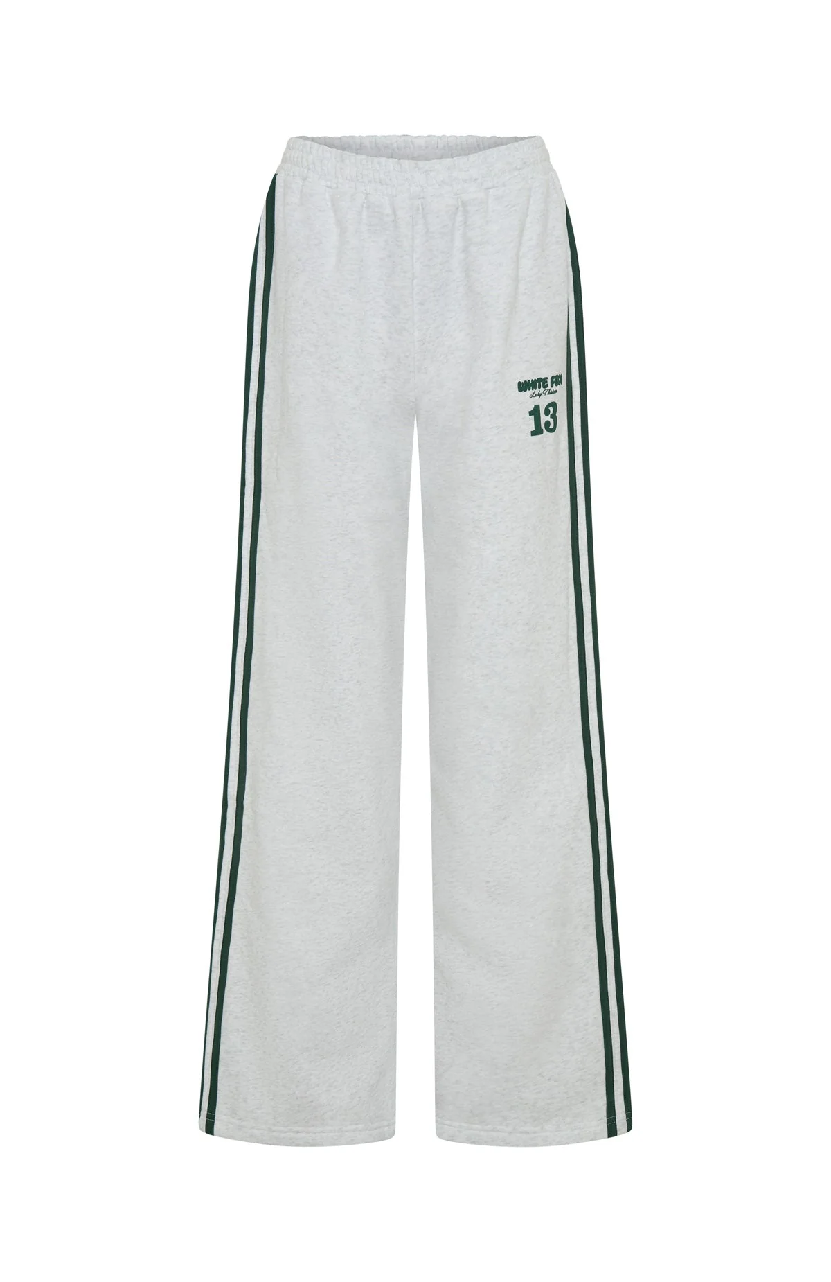 Lucky Thirteen Charise Wide Leg Sweatpants Grey Marle