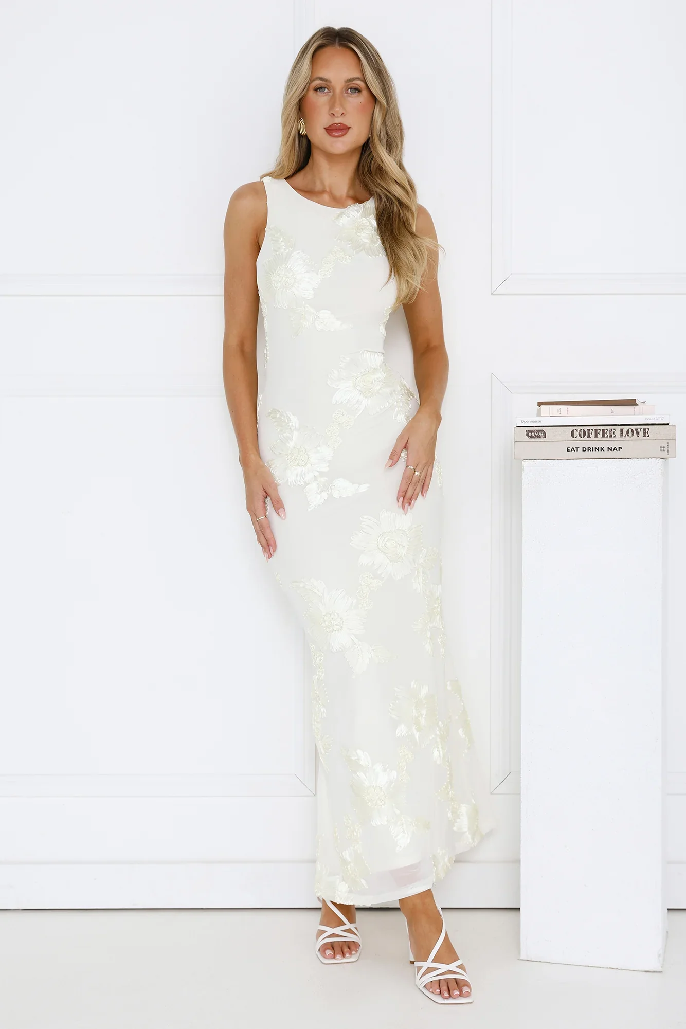 Vibe To It Mesh Maxi Dress