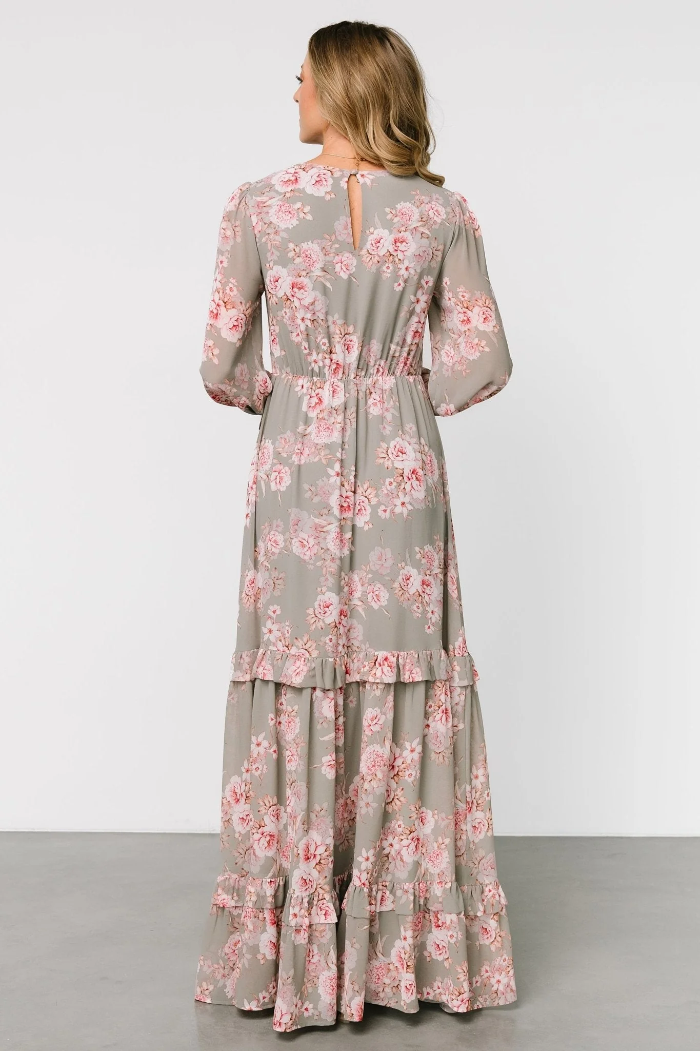 Liliana Maxi Dress | Dusty Sage + Rose