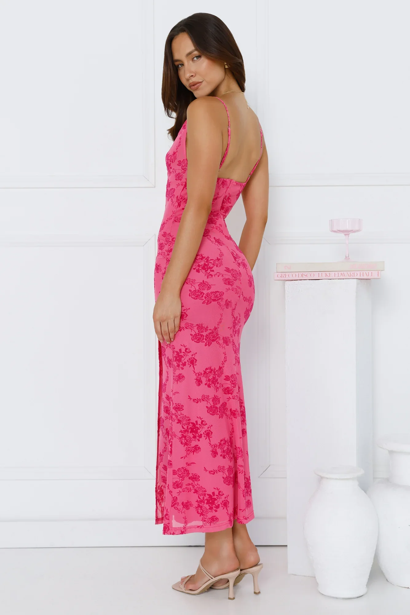 Effortlessly Me Mesh Midi Dress