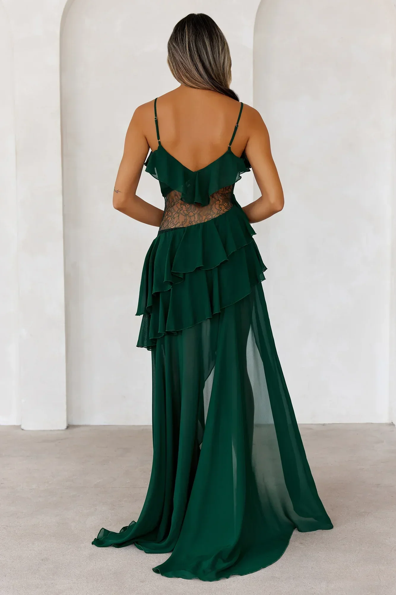 Dream Night Maxi Dress Green