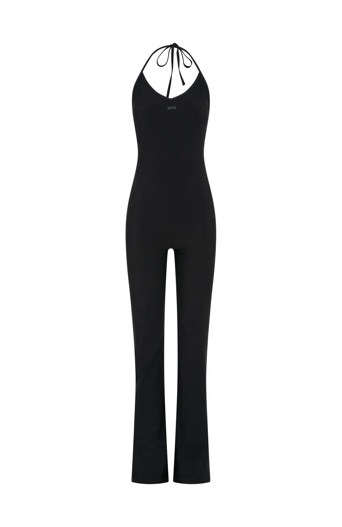 Kinetic Flare Jumpsuit Black