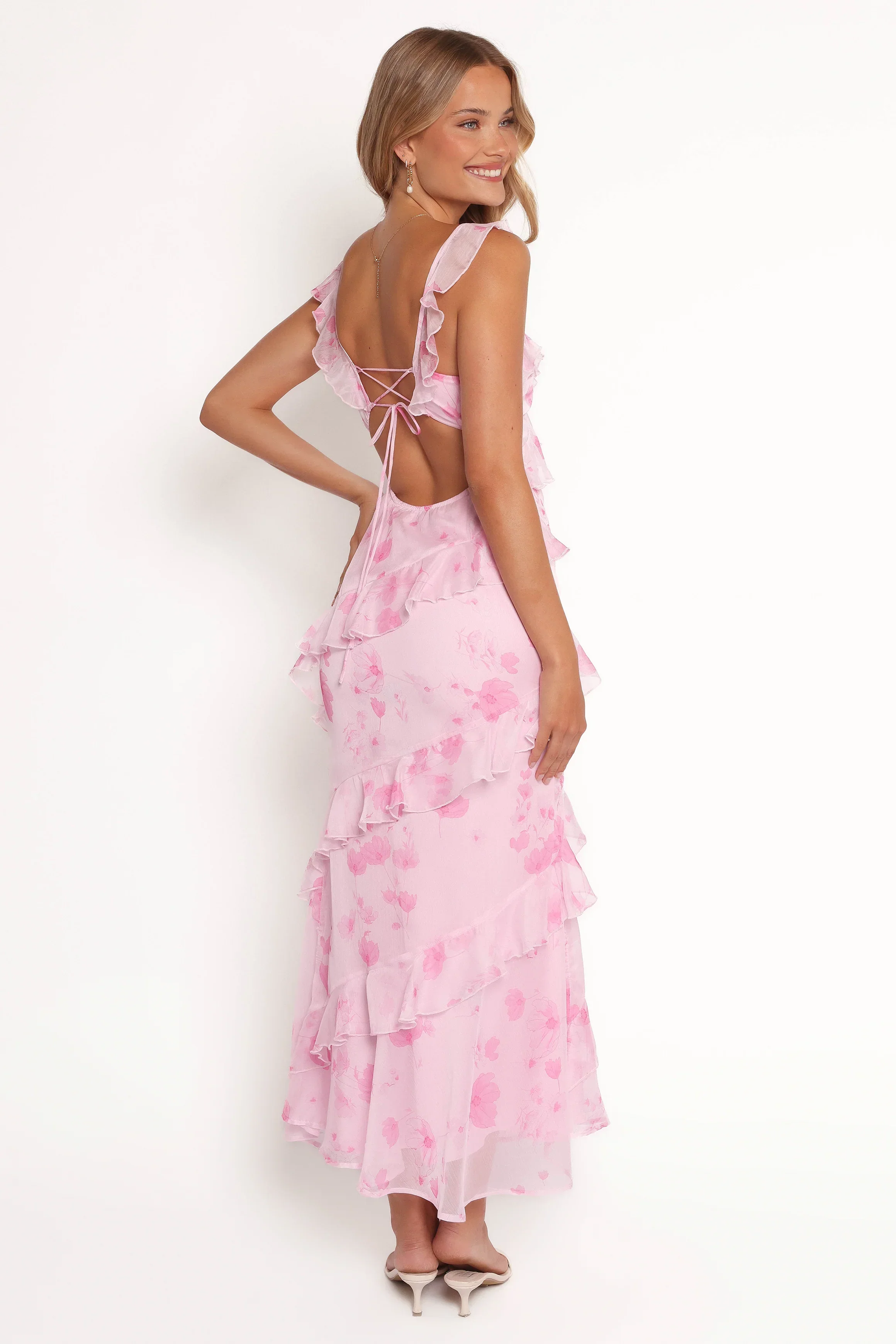 Virginia Maxi Dress - Lilac Floral