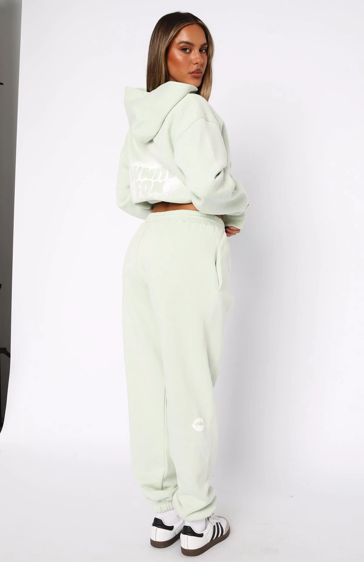 11th Street Keeping It Real Sweatpants Iced Matcha