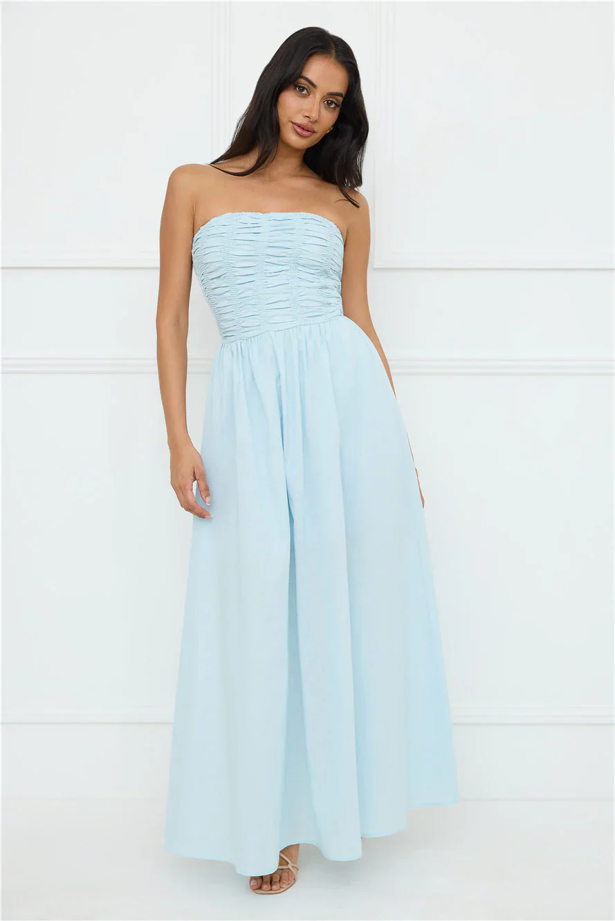 Luciana Strapless Maxi Dress