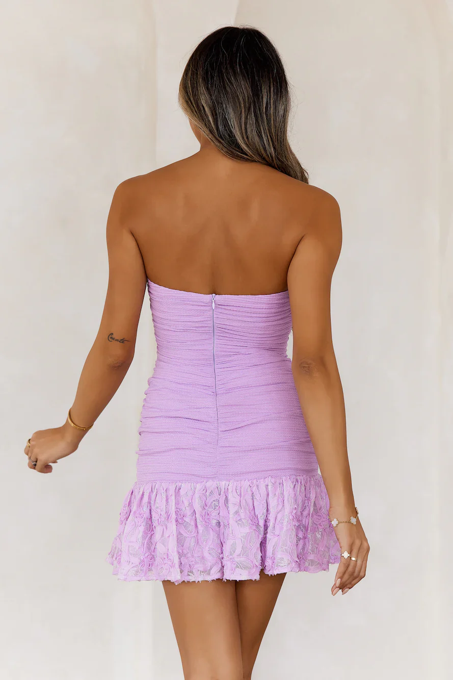 Piccadilly Party Strapless Mini Dress