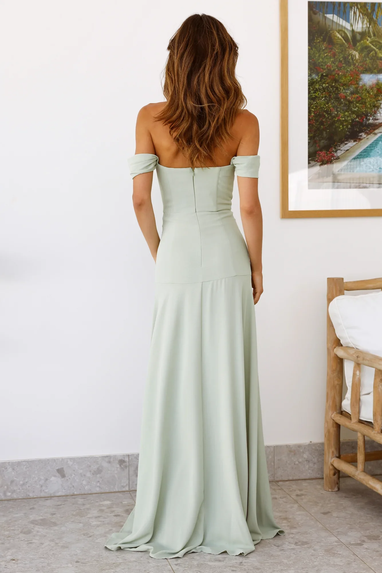 Blushing Cinderella Maxi Dress