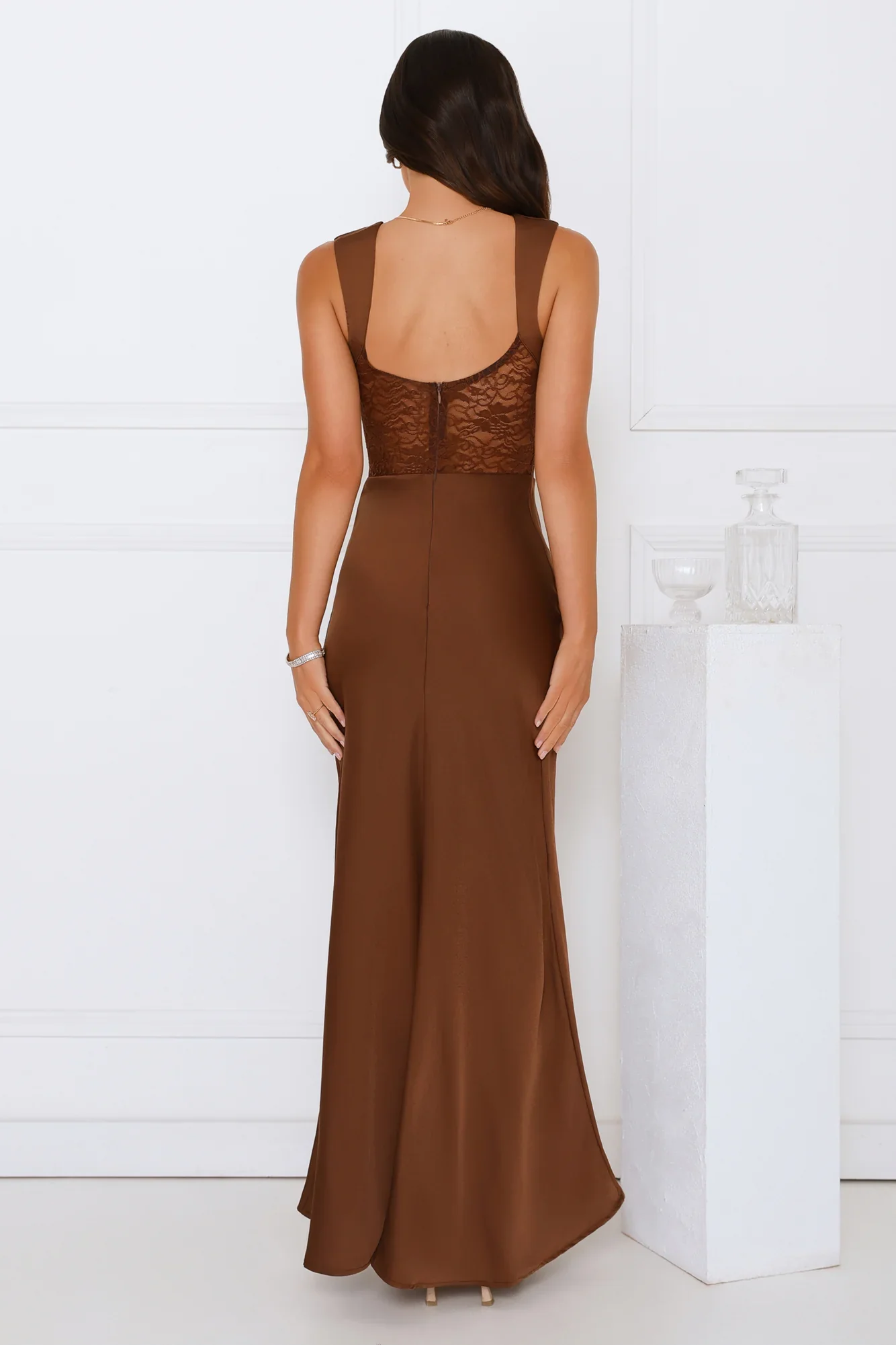 Permission To Party Satin Maxi Dress