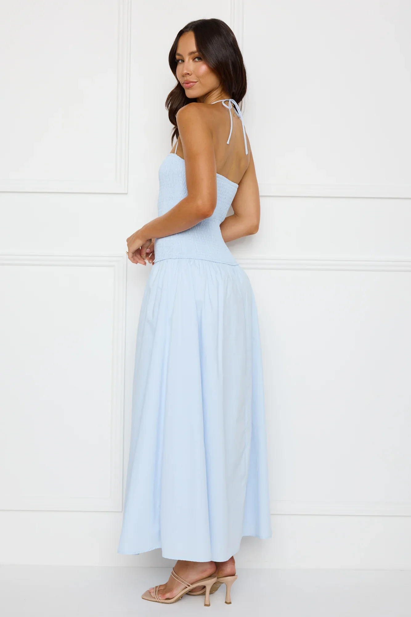 Unmatched Energy Halter Maxi Dress