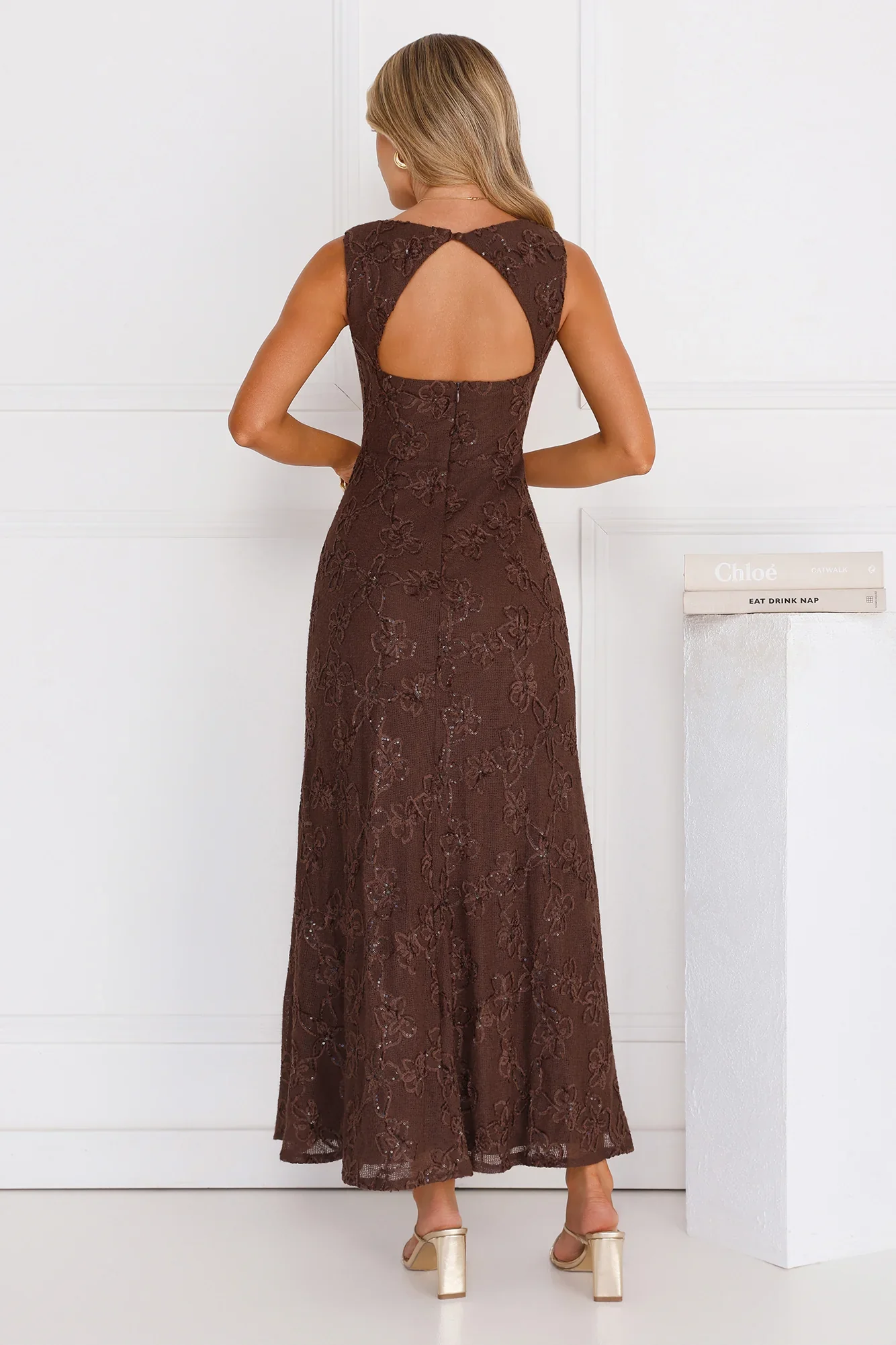 Stay Fab Maxi Dress Brown