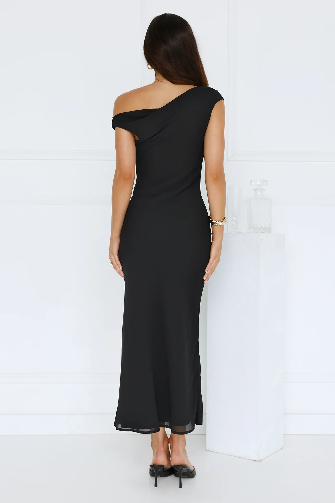 Xenia Off Shoulder Midi Dress
