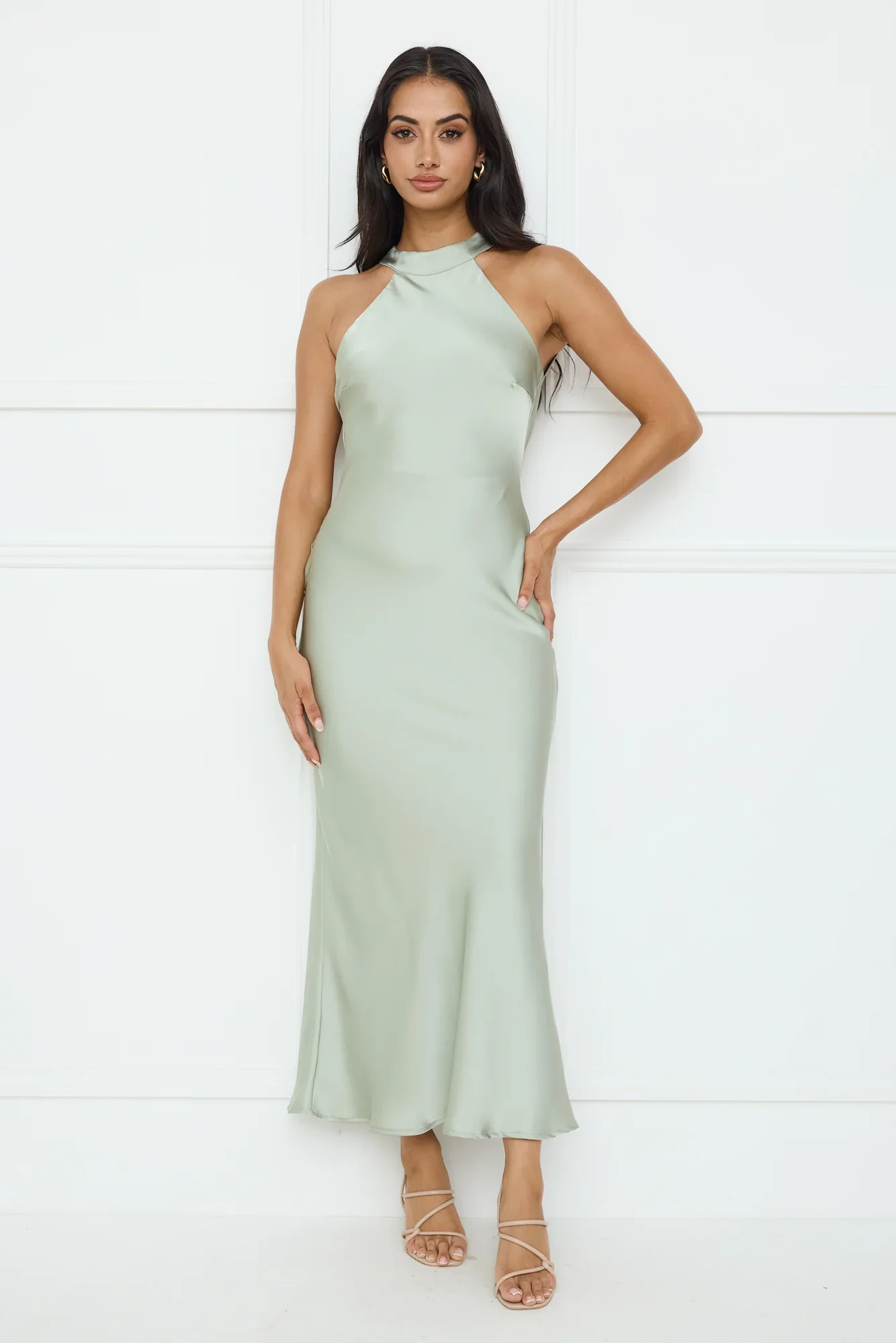 Icon Status Satin Maxi Dress