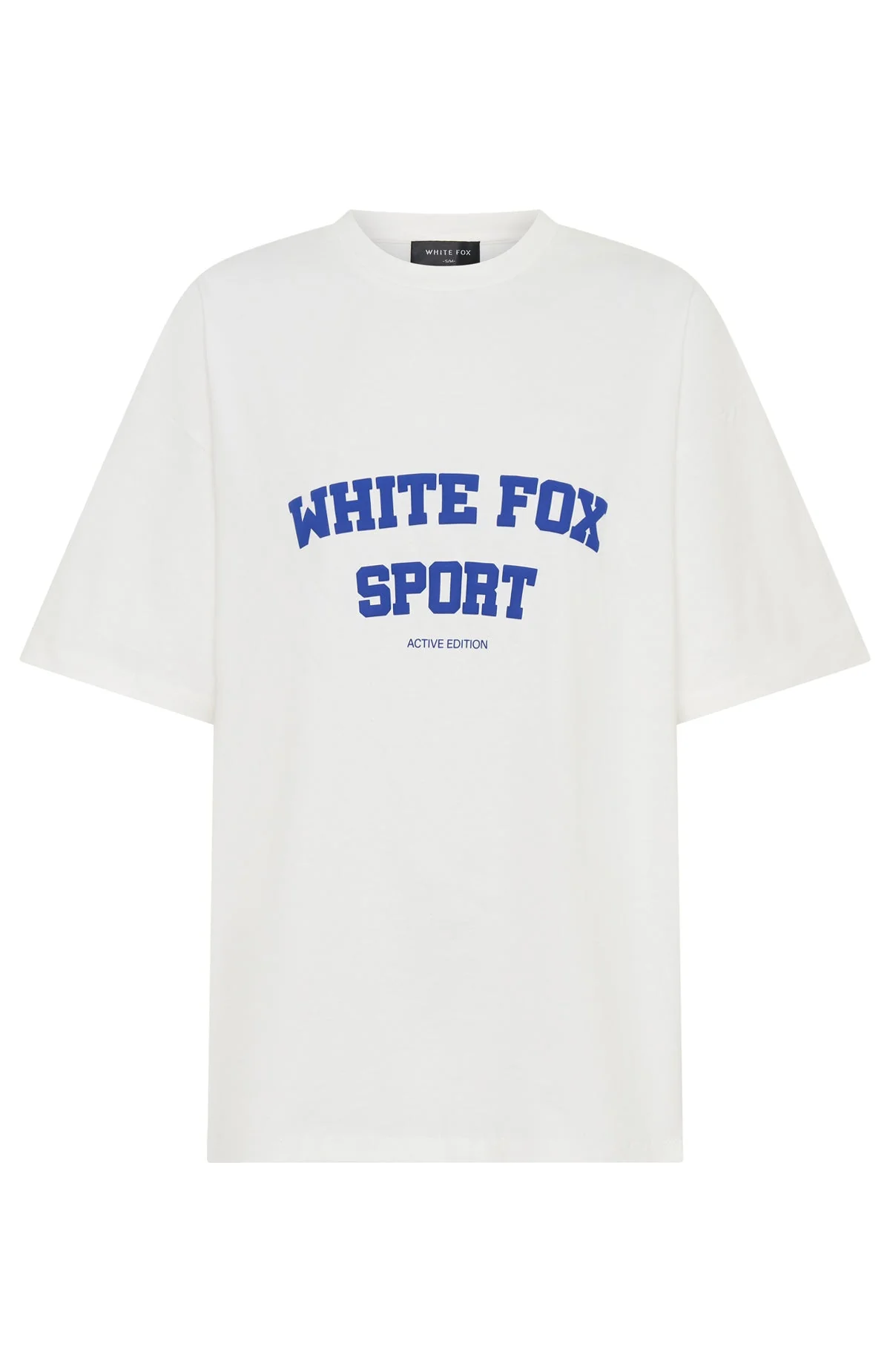 Winning Team Oversized Tee White/Electric Blue