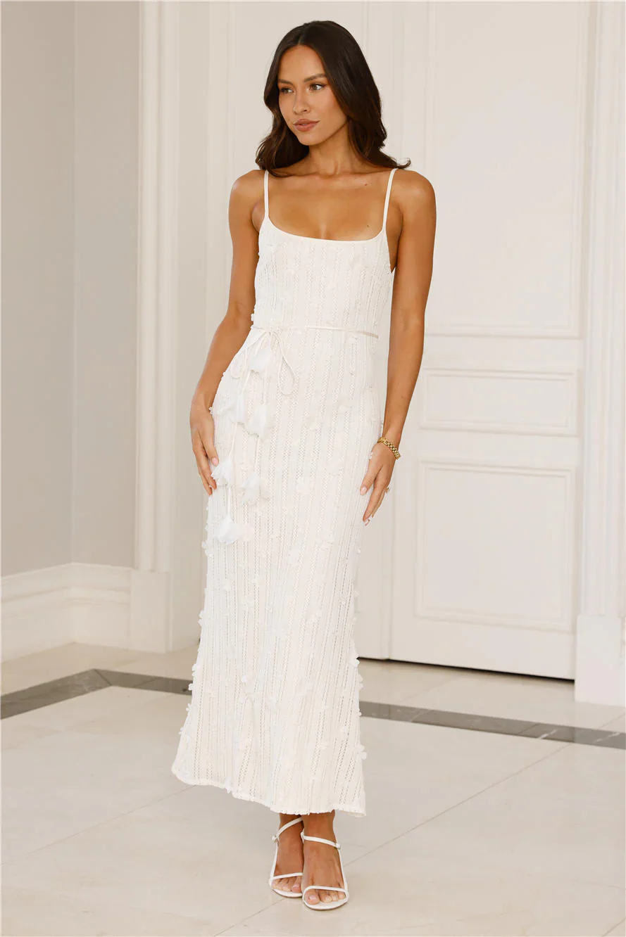 Delicately Divine Knit Maxi Dress