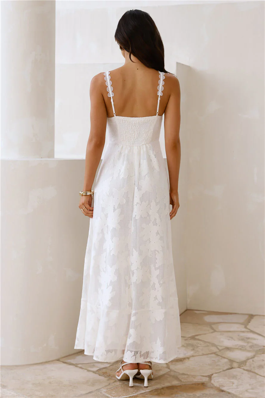 Soft Blossom Maxi Dress