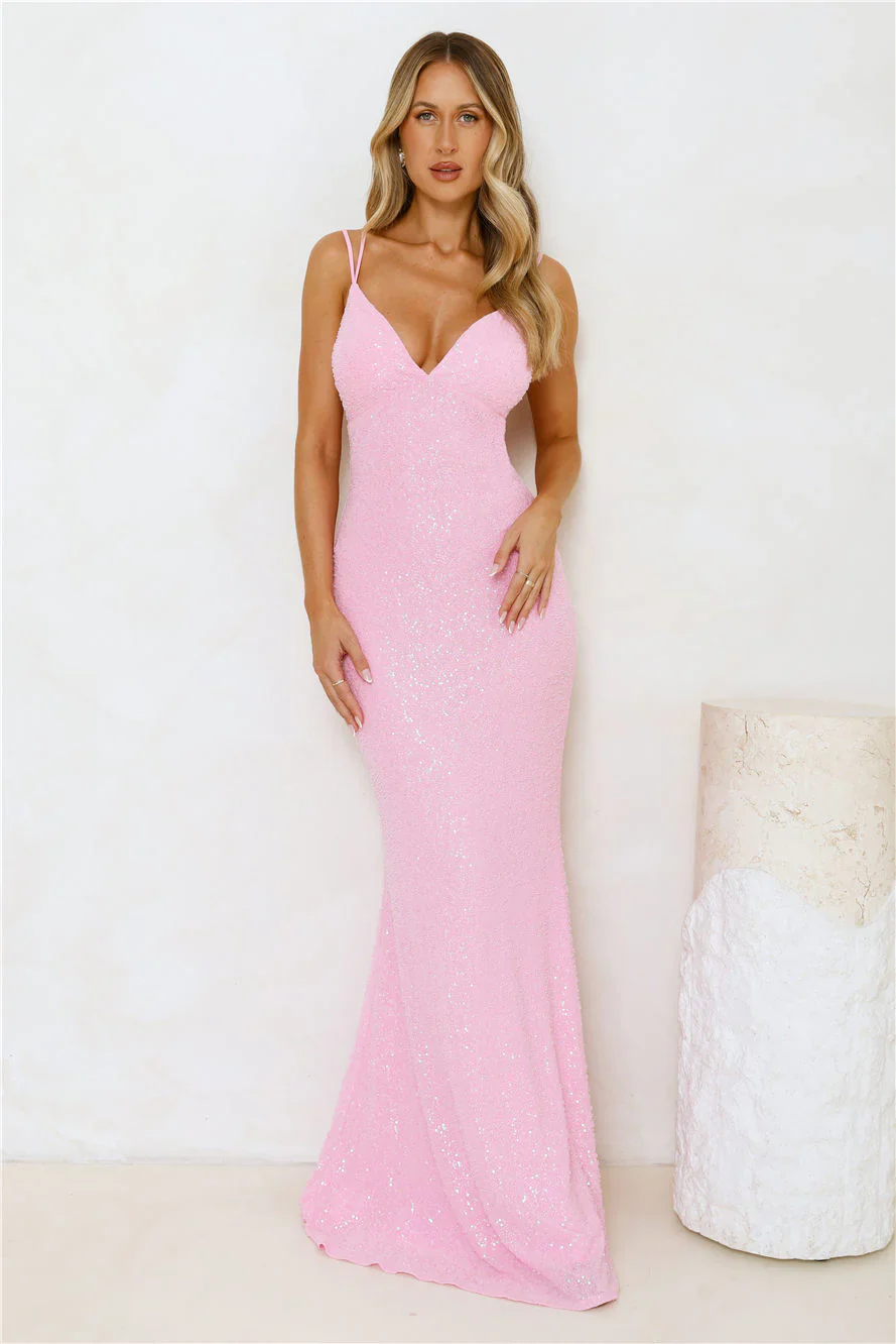 Shimmering Elegance Maxi Dress