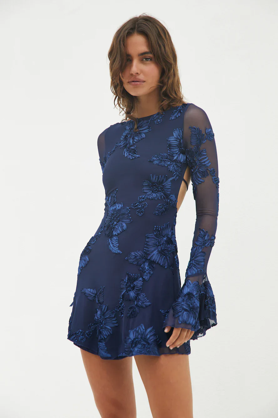 Celeste Mini Dress Navy