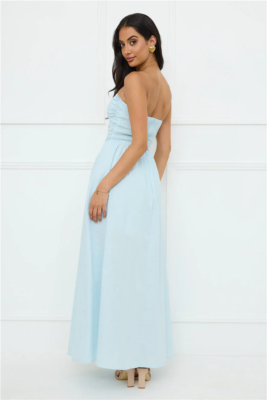 Luciana Strapless Maxi Dress