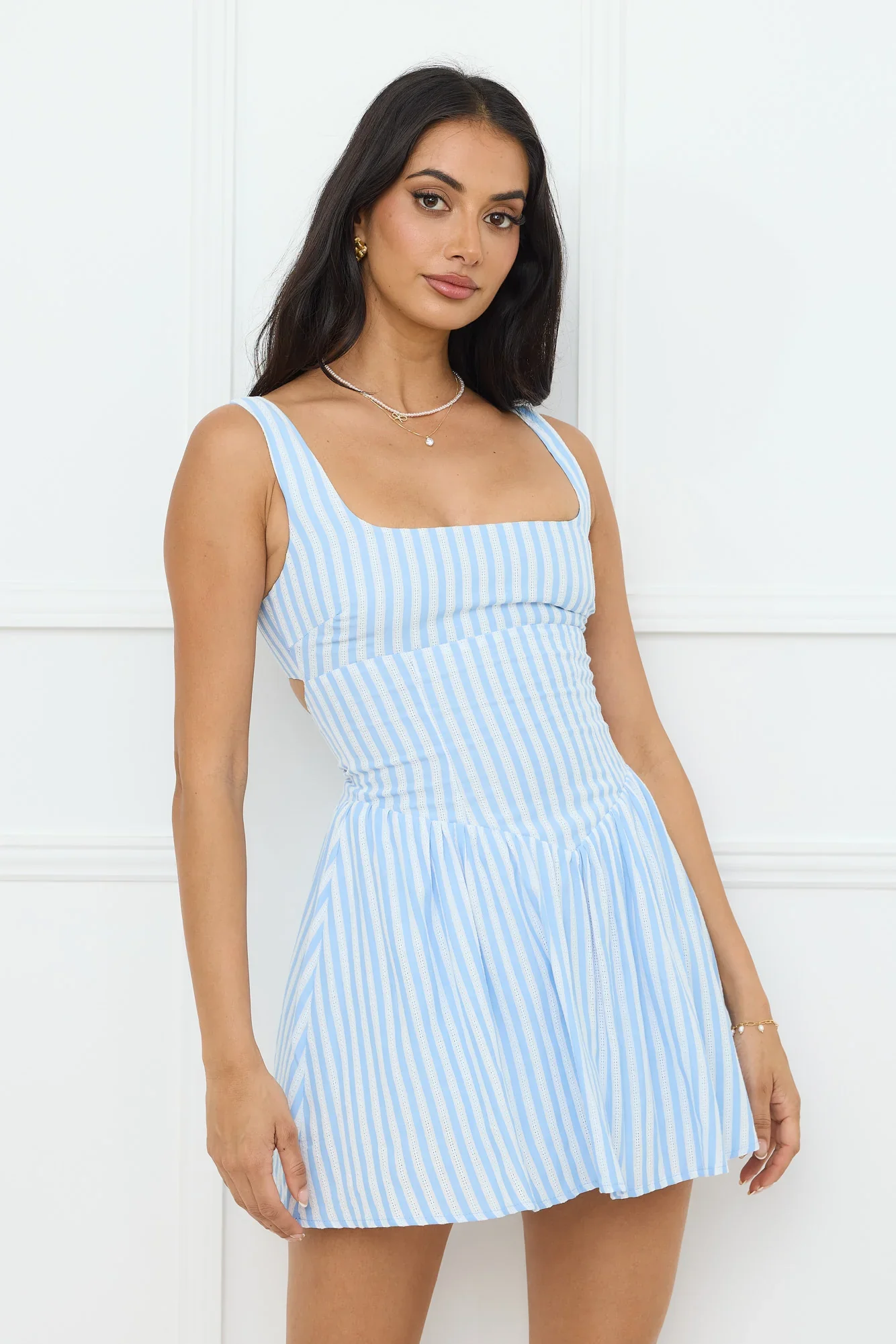 Gleaming Daylight Mini Dress