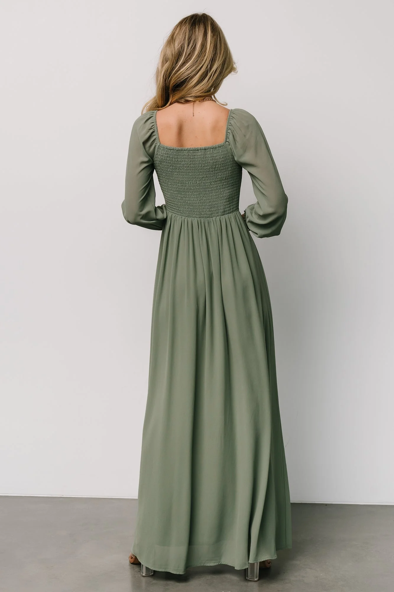 Giselle Maxi Dress | Eucalyptus