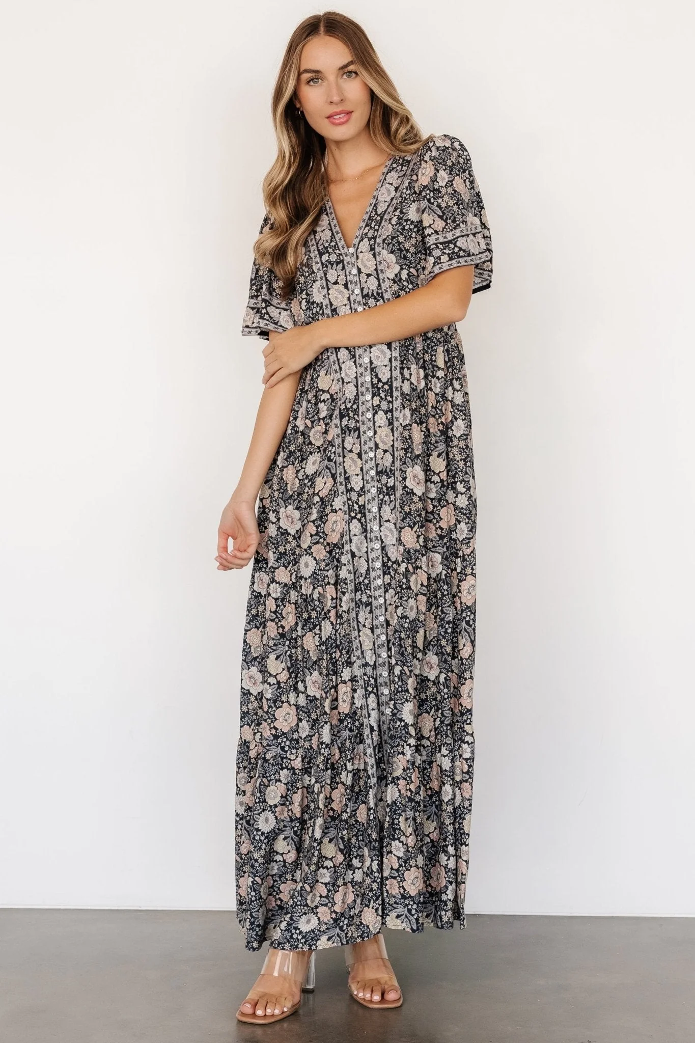 Cheryl Maxi Dress | Midnight Floral
