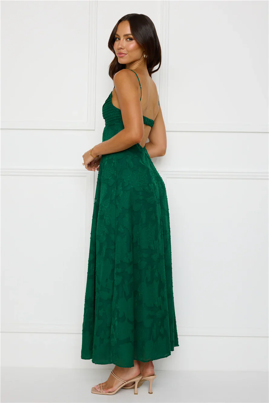 Pine Blossom Maxi Dress