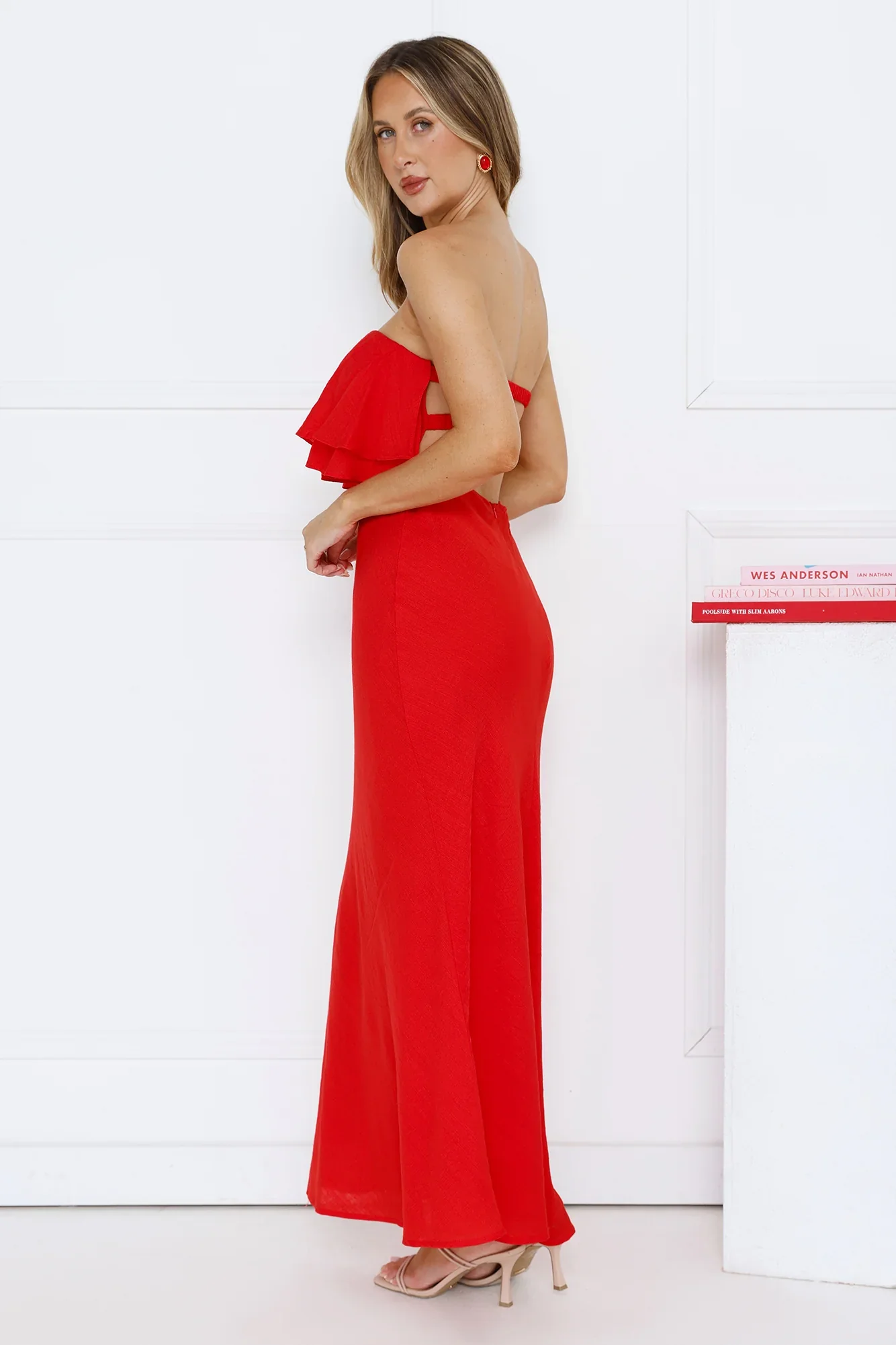 Midnight In Paris Strapless Maxi Dress